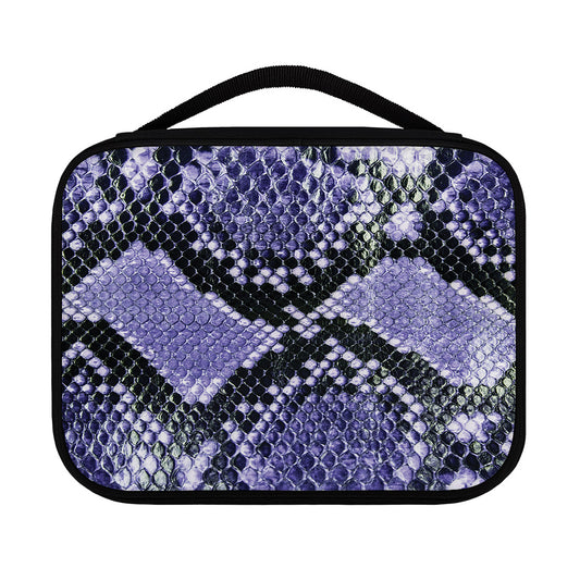 Blue And Black Snakeskin Print Classic Bible Case