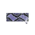 Blue And Black Snakeskin Print Extended Mouse Pad