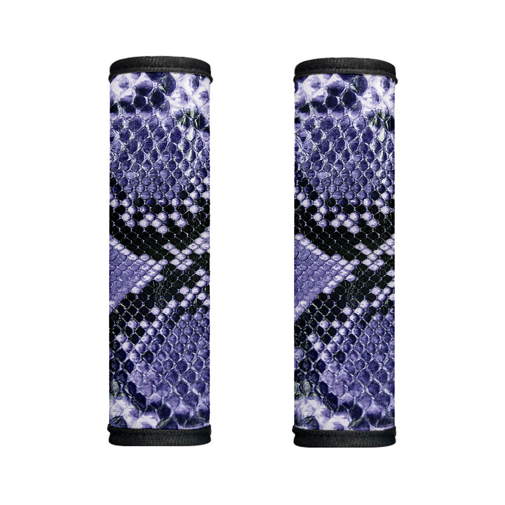 Blue And Black Snakeskin Print Handle Covers
