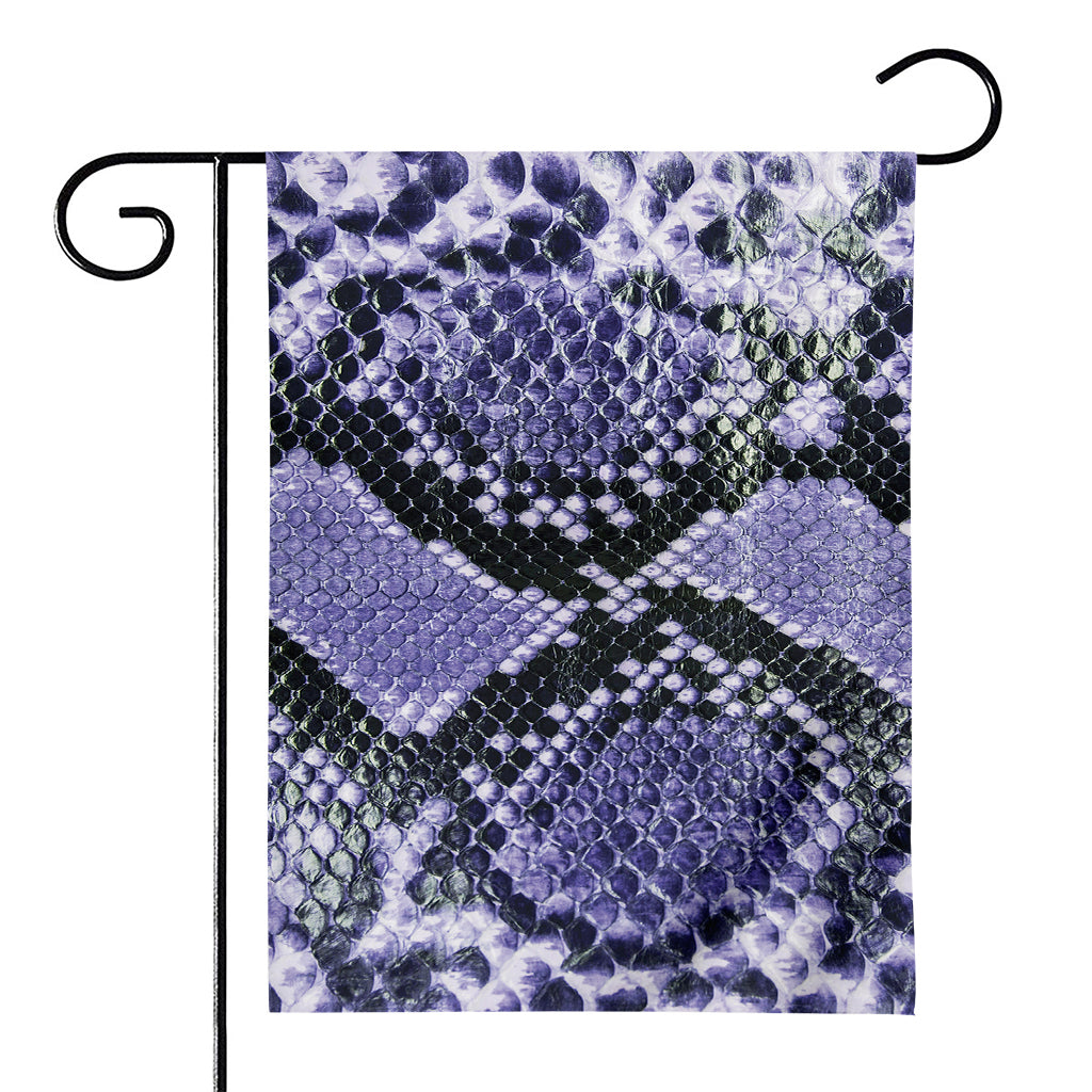 Blue And Black Snakeskin Print House Flag