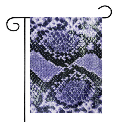 Blue And Black Snakeskin Print House Flag