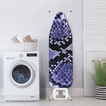 Blue And Black Snakeskin Print Ironing Board Cover
