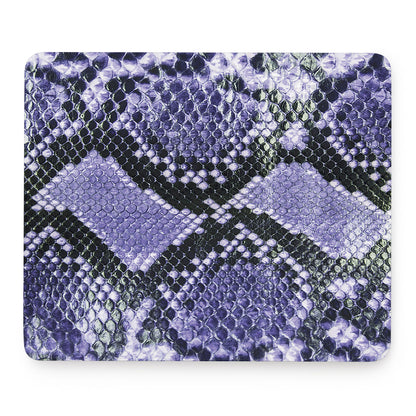 Blue And Black Snakeskin Print Mouse Pad