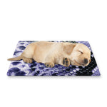 Blue And Black Snakeskin Print Pet Cooling Mat Cover