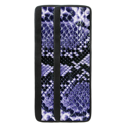 Blue And Black Snakeskin Print Refrigerator Handle Covers