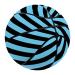 Blue And Black Stripes Pattern Print Basketball