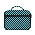 Blue And Black Stripes Pattern Print Briefcase Bible Bag