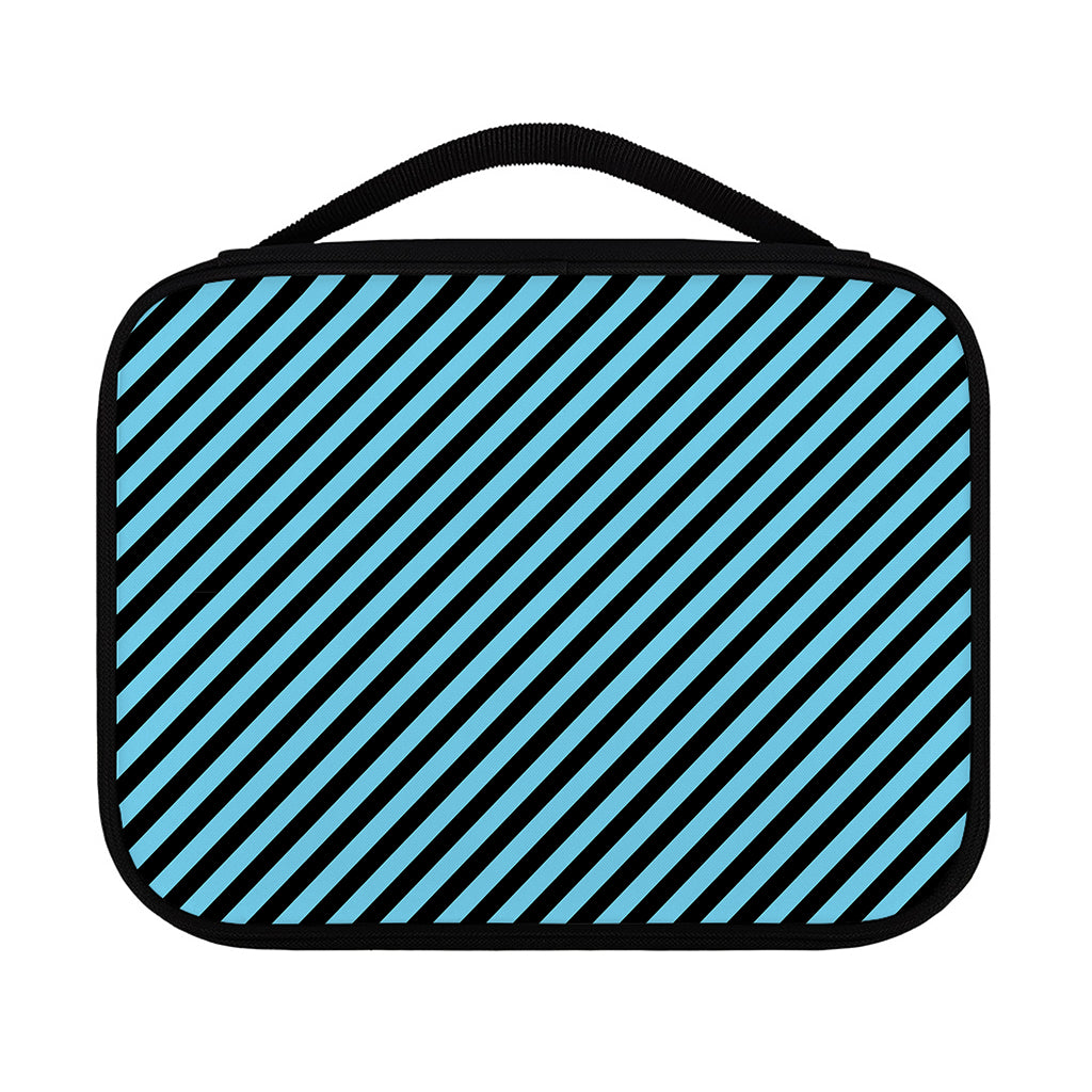 Blue And Black Stripes Pattern Print Classic Bible Case