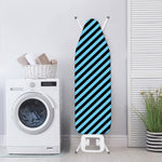 Blue And Black Stripes Pattern Print Ironing Board Cover