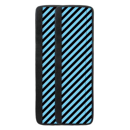 Blue And Black Stripes Pattern Print Refrigerator Handle Covers