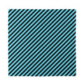 Blue And Black Stripes Pattern Print Silk Bandana