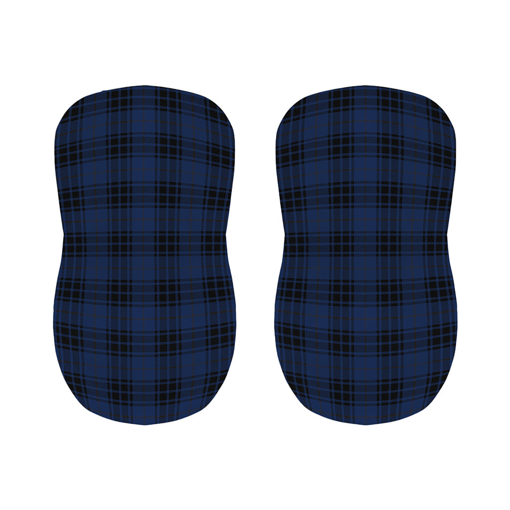 Blue And Black Tartan Pattern Print Bar Stool Covers