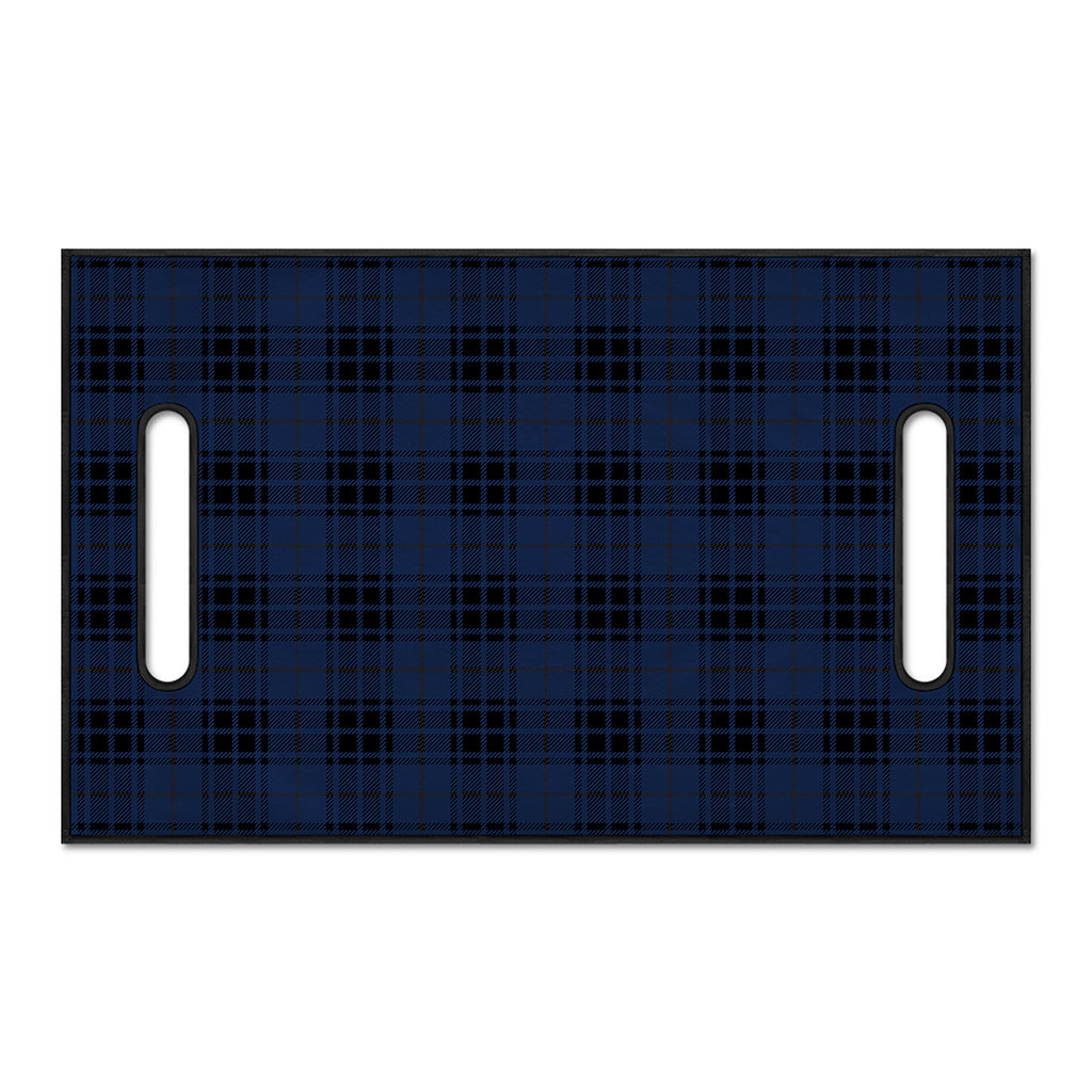 Blue And Black Tartan Pattern Print Golf Cart Seat Cover