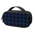 Blue And Black Tartan Pattern Print Portable Cooler Travel Case