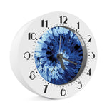 Blue And Black Tie Dye Print Alarm Clock