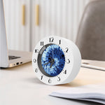 Blue And Black Tie Dye Print Alarm Clock