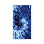 Blue And Black Tie Dye Print Baby Crib Sheet