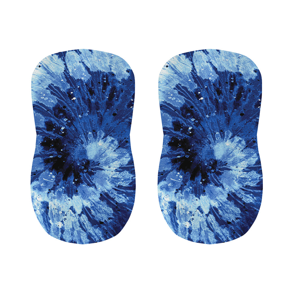 Blue And Black Tie Dye Print Bar Stool Covers