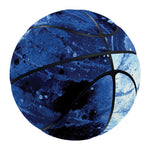 Blue And Black Tie Dye Print Basketball