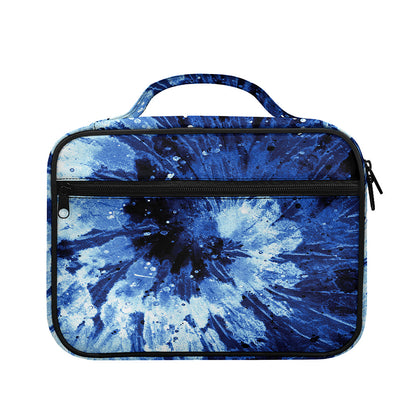 Blue And Black Tie Dye Print Briefcase Bible Bag