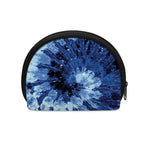 Blue And Black Tie Dye Print Coin Purse