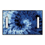 Blue And Black Tie Dye Print Golf Cart Seat Cover