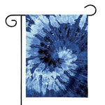 Blue And Black Tie Dye Print House Flag