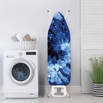 Blue And Black Tie Dye Print Ironing Board Cover