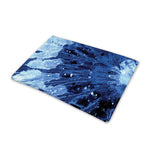 Blue And Black Tie Dye Print Pet Cooling Mat Cover