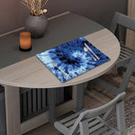 Blue And Black Tie Dye Print Placemat