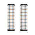 Blue And Brown Tattersall Pattern Print Handle Covers