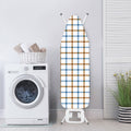 Blue And Brown Tattersall Pattern Print Ironing Board Cover