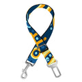 Blue And Gold Bohemian Mandala Print Dog Seat Belt