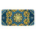 Blue And Gold Bohemian Mandala Print Towel