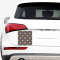 Blue And Gold Celestial Pattern Print Car Sticker