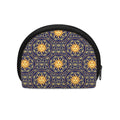 Blue And Gold Celestial Pattern Print Coin Purse