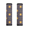 Blue And Gold Celestial Pattern Print Handle Covers