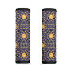 Blue And Gold Celestial Pattern Print Handle Covers