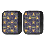 Blue And Gold Celestial Pattern Print Handle Covers