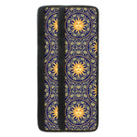 Blue And Gold Celestial Pattern Print Refrigerator Handle Covers