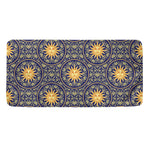 Blue And Gold Celestial Pattern Print Towel