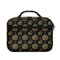 Blue And Gold Tribal Elephant Print Briefcase Bible Bag