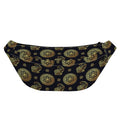 Blue And Gold Tribal Elephant Print Fanny Pack