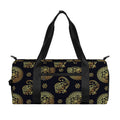 Blue And Gold Tribal Elephant Print Gym Bag