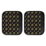 Blue And Gold Tribal Elephant Print Handle Covers