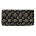 Blue And Gold Tribal Elephant Print Towel