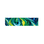 Blue And Green Acid Melt Print Bed Runner