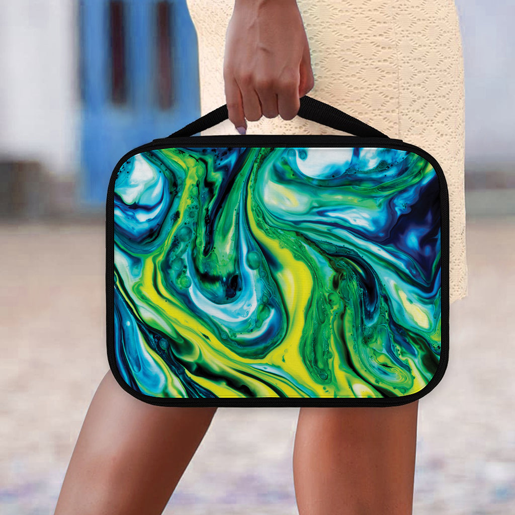 Blue And Green Acid Melt Print Classic Bible Case