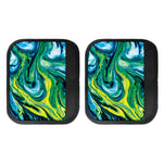Blue And Green Acid Melt Print Handle Covers