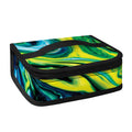 Blue And Green Acid Melt Print Small Lunch Bag